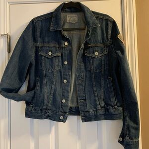 Ralph Lauren Blue Denim Jacket American Flag